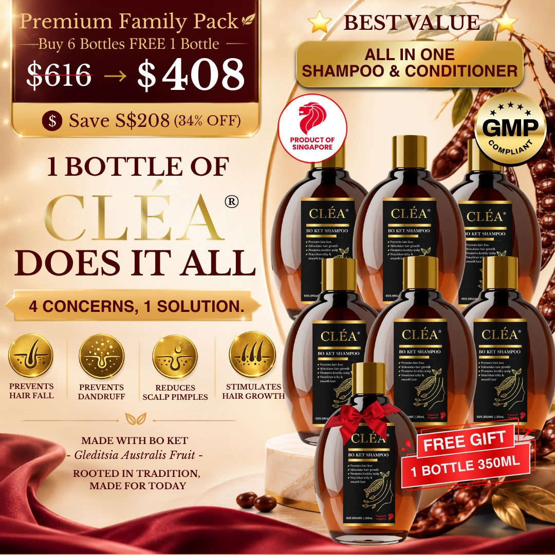 CLÉA BO KET Premium Family Pack | Buy 6 Get 1 FREE | Made in Singapore