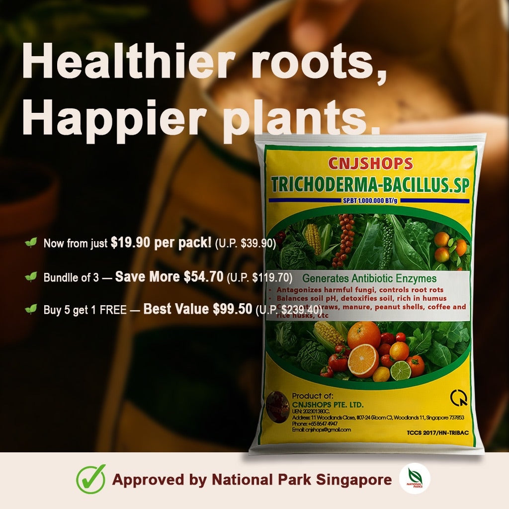 TERRAVIVÉ National Day Special | 4 × 1kg Biofertiliser Bags for $61