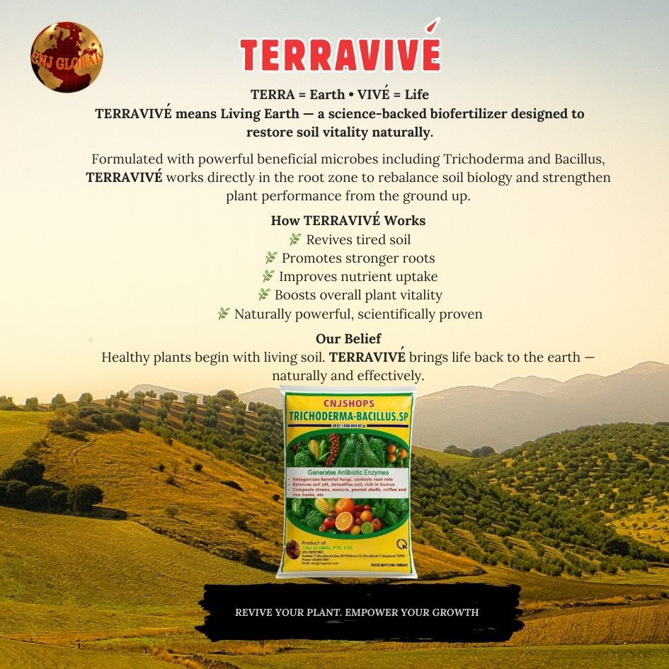 TERRAVIVÉ National Day Special | 4 × 1kg Biofertiliser Bags for $61